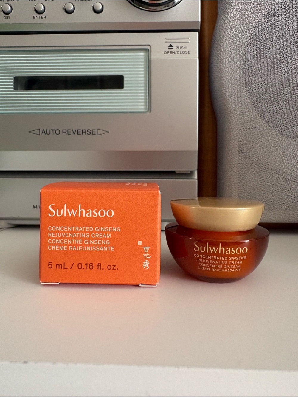 Sulwhasoo Concentrated Ginseng Renewing Cream .16oz / 5mL Travel Sample Size New